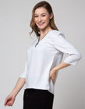 Cardinal Femme V Neck Blouse Wanita