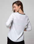 Cardinal Femme V Neck Blouse Wanita