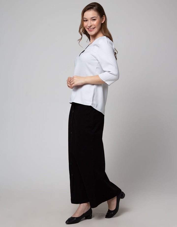 Cardinal Femme V Neck Blouse Wanita