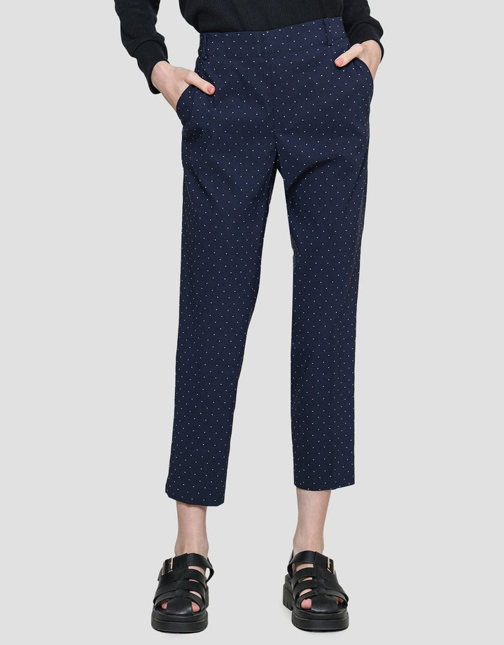 Cardinal Femme Polkadot Celana Slimfit 7/8 Wanita