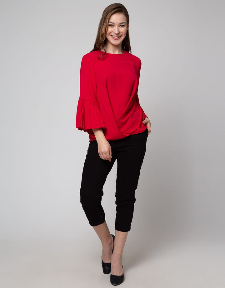 Cardinal Femme Flare Sleeve Blouse