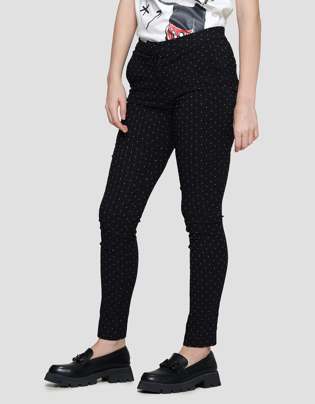 Cardinel Femme Dotted Celana Skinny Wanita