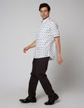 Johnwin Kemeja Full Print Casual
