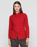 Cardinal Girl Women's Shirt Horizontal Stripe Print