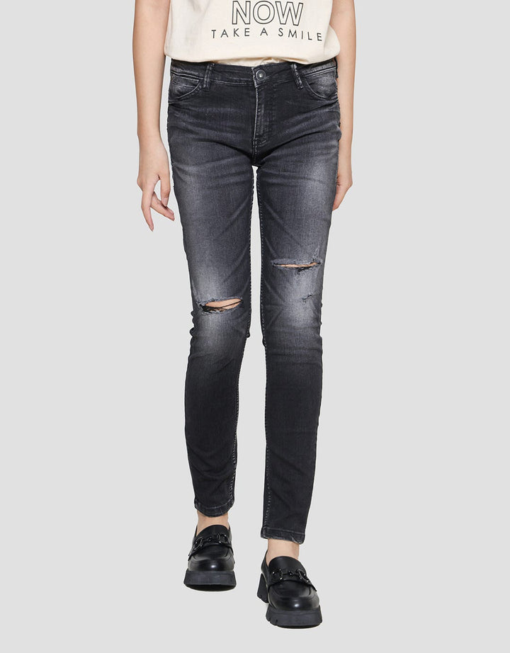Cardinal Girl Ripped Women's Skinny Long Pants