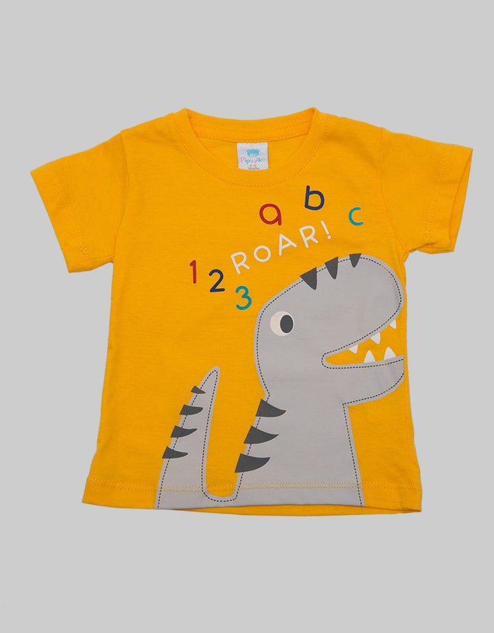 Pipiniko Short Sleeve T-Shirt Dino Abc