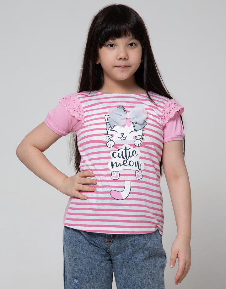 Cardinal Kids Girl T-Shirt Short Sleeve
