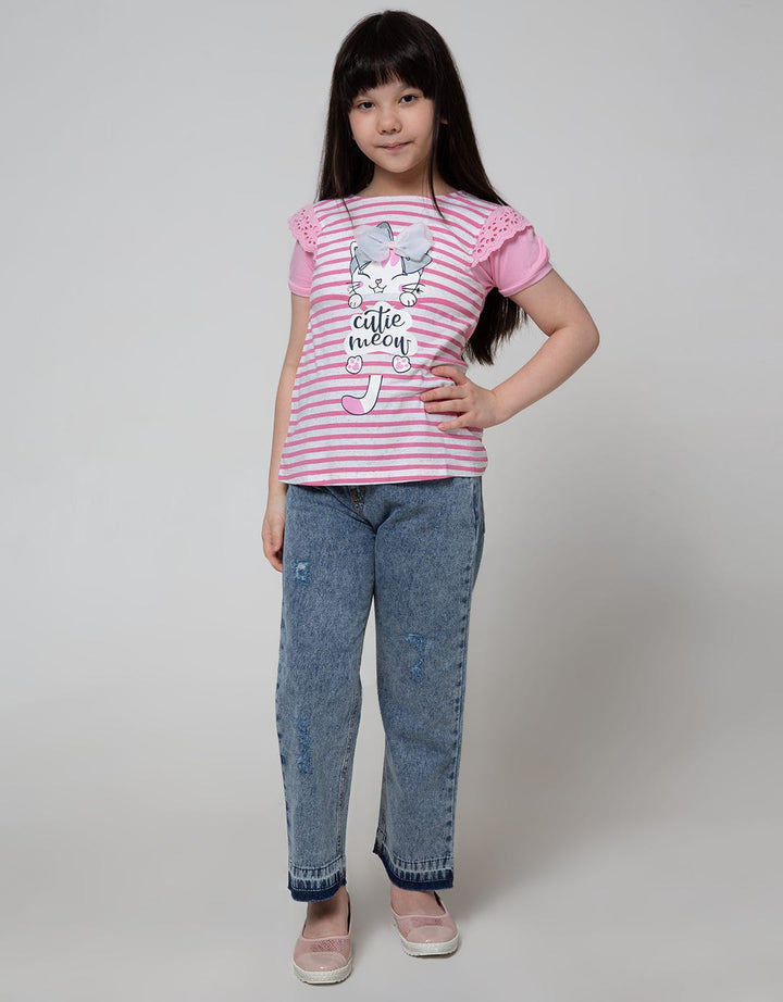 Cardinal Kids Girl T-Shirt Short Sleeve