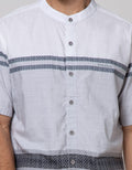 Cardinal Casual Short Sleeve Shirt Big Line On Bottom