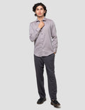Cardinal Formal Full Button Kemeja Lengan Panjang Pria