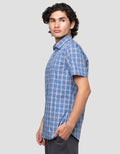 Cardinal Formal Check Print Kemeja Pria