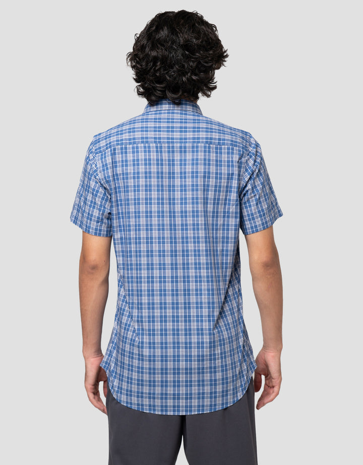 Cardinal Formal Check Print Kemeja Pria
