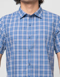 Cardinal Formal Check Print Kemeja Pria