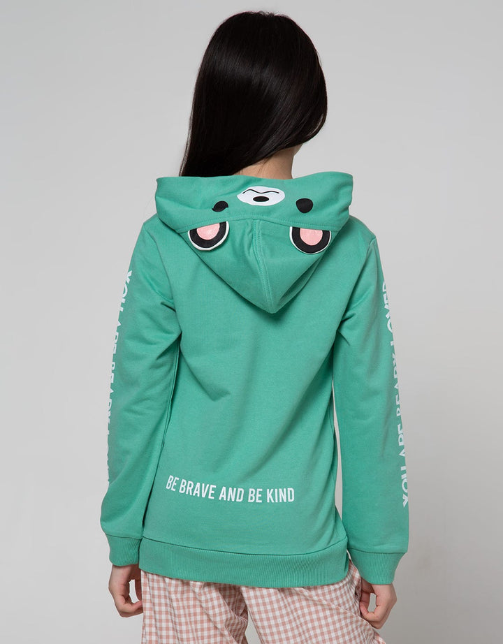 Nevada Sweatshirt Hoodie Bear Face