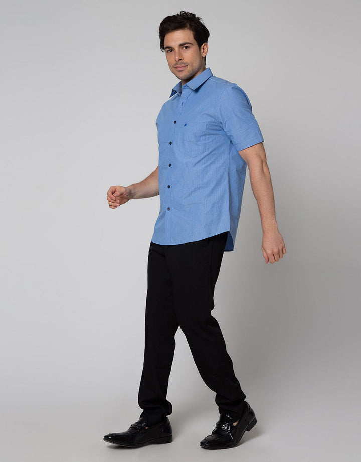 Johnwin Kemeja Short Sleeve Formal Simple