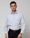 Stanley Adams Long Sleeve Shirt Print Stripe Regular