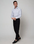 Stanley Adams Long Sleeve Shirt Print Stripe Regular