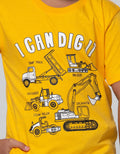 Little M Short Sleeve T-Shirt Best Buy Excavator I Can Dig It