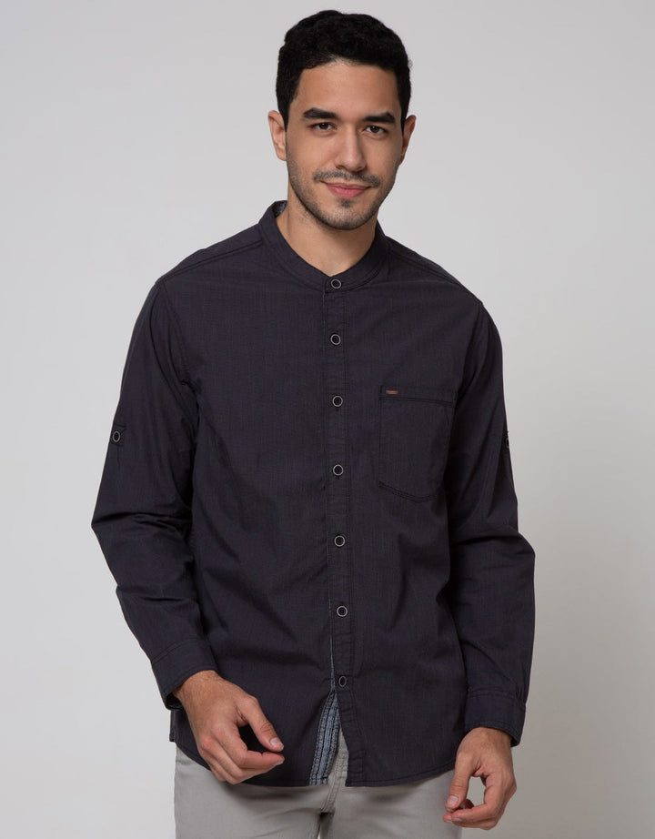 Cardinal Casual Long Sleeve Shirt Motif With Single Pocket