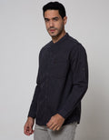 Cardinal Casual Long Sleeve Shirt Motif With Single Pocket