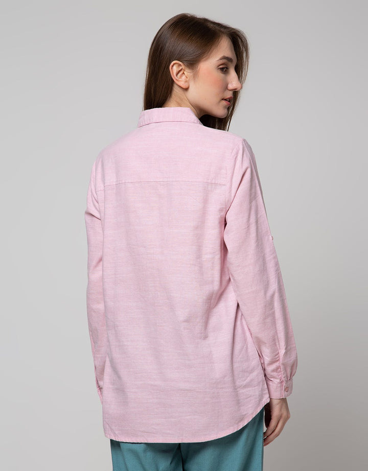 Cardinal Girl Basic Collar Kemeja