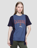 Cardinal Girl Asymetrical Logo Kaos Wanita