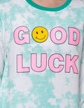 Nevada Sweatshirt Tie Dye Print Good Luck