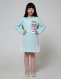 Nevada Long Sleeve Dress Cut N Sewn With Wording Tag