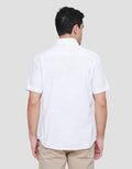 Cardinal Casual Casual Kemeja Lengan Pendek Pria