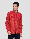Cardinal Mini Check Kemeja Pria