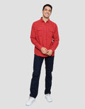 Cardinal Mini Check Kemeja Pria