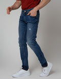 Cardinal Jeans Mini Ripped Denim Pria