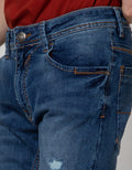 Cardinal Jeans Mini Ripped Denim Pria