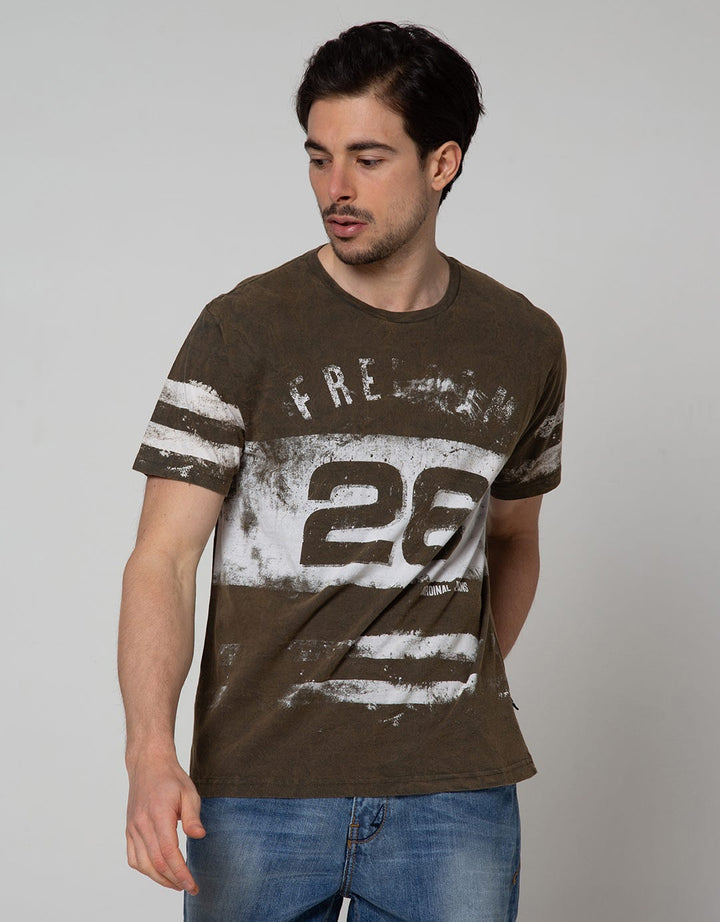 Cardinal Jeans Jea Print Men's Casual T-Shirt