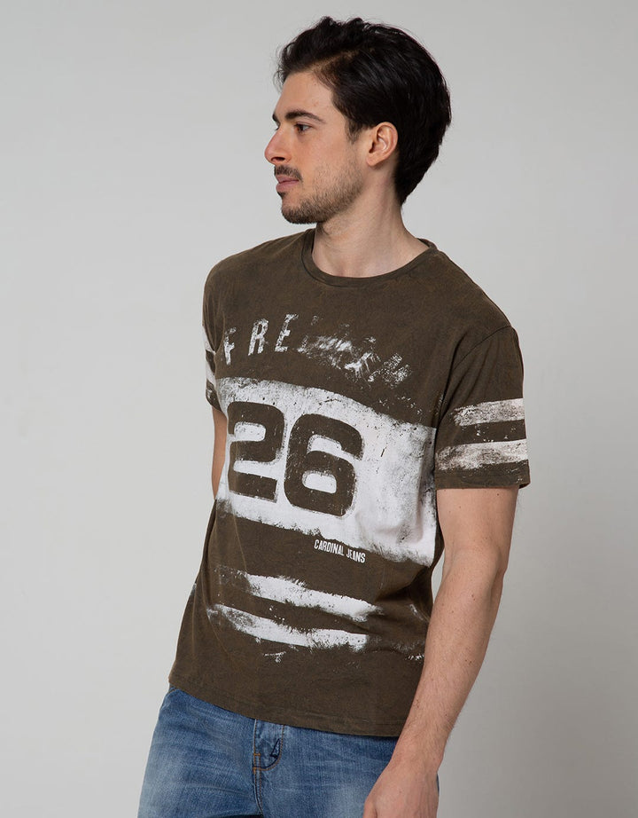 Cardinal Jeans Jea Print Men's Casual T-Shirt