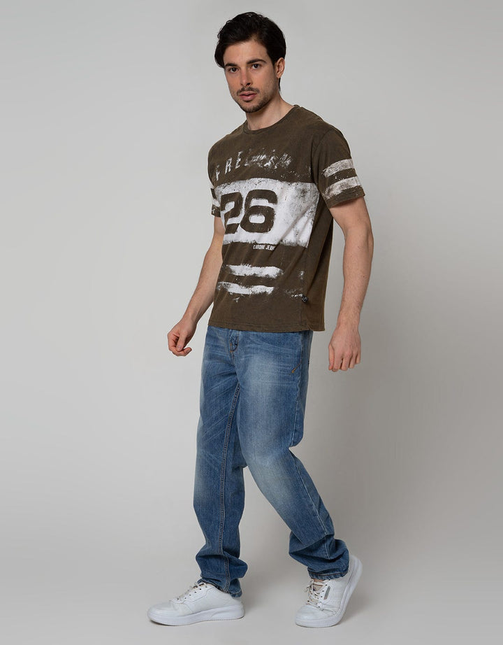 Cardinal Jeans Jea Print Men's Casual T-Shirt