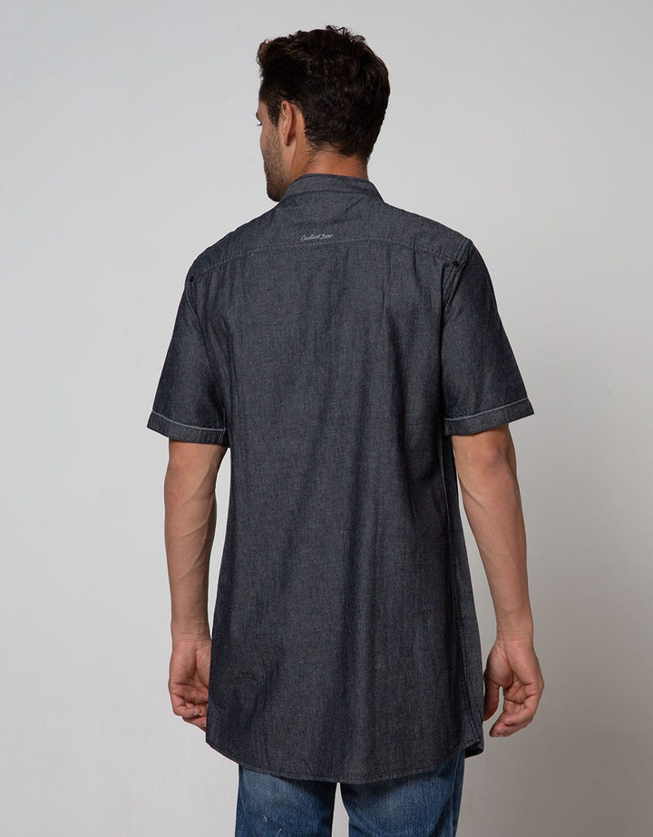 Cardinal Jeans Short Sleeve Button Up Koko Shirt