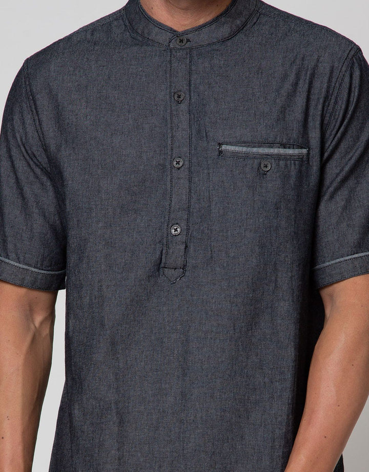 Cardinal Jeans Short Sleeve Button Up Koko Shirt