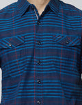 Cardinal Jeans Kemeja Stripe