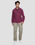 Cardinal Jeans Two Pocket Men's Long Sleeve Shirt