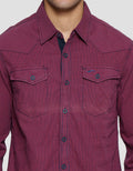 Cardinal Jeans Two Pocket Men's Long Sleeve Shirt