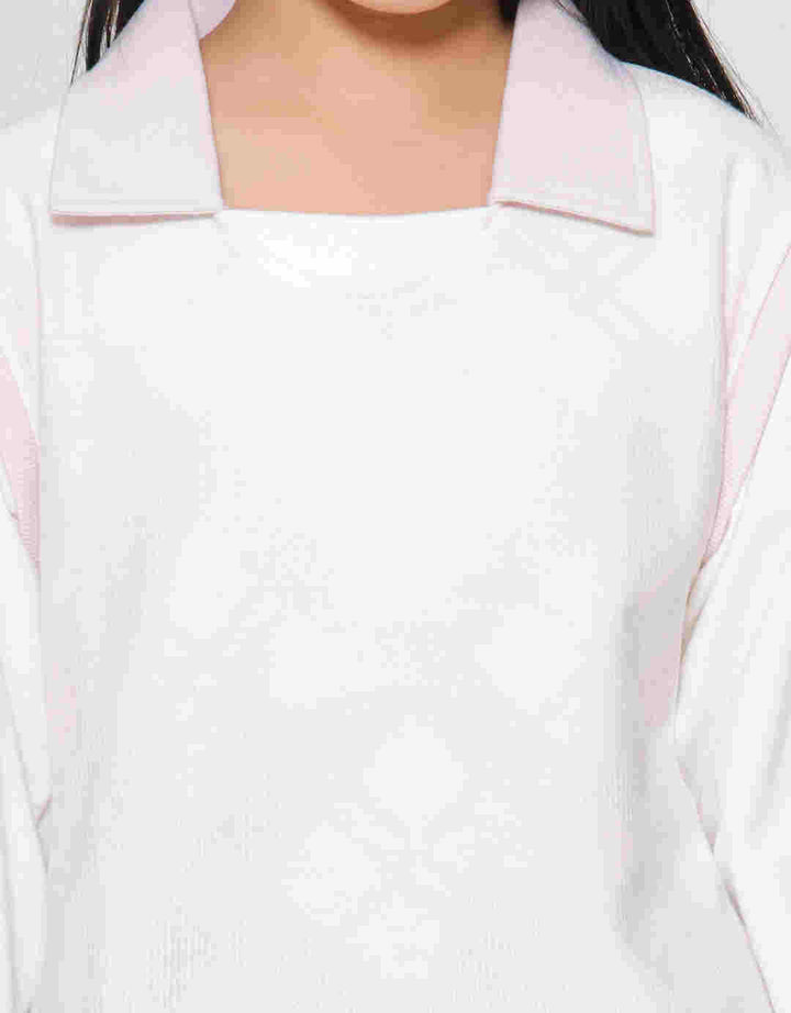 Aero Vest Krah Rib Sweater Anak Perempuan