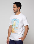 T Zone Short Sleeve T-Shirt Fotoprint Time To Relax