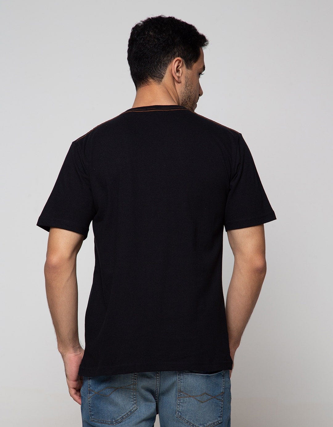 T Zone Short Sleeve T-Shirt Abstract Back To Nature
