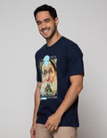 T Zone Short Sleeve T-Shirt Fotoprint Painting Life Is