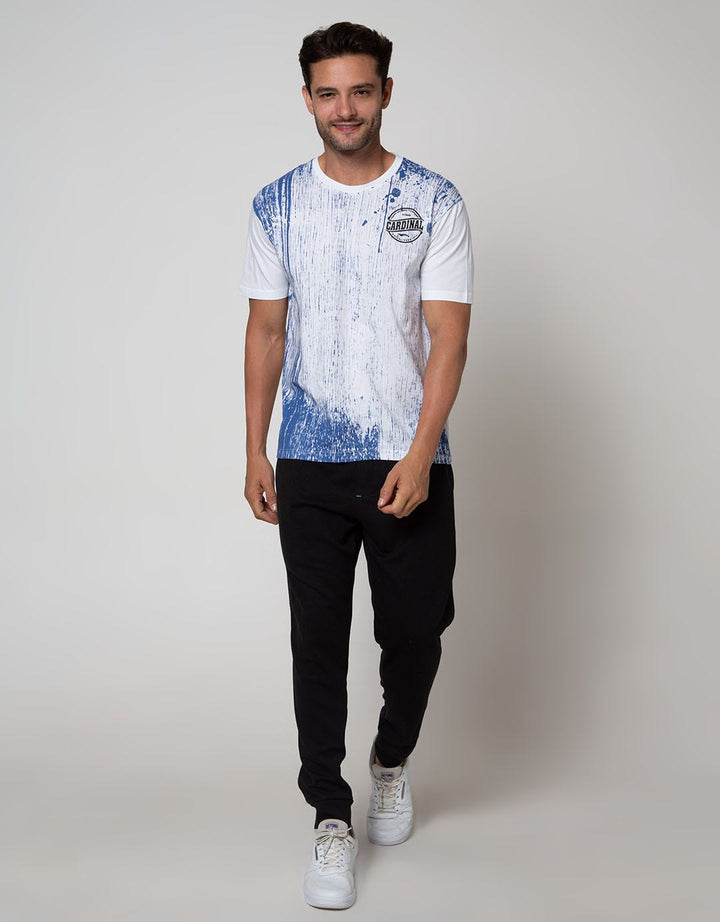Cardinal Jeans T-Shirt Oblong Lengan Pendek Print Logo