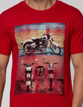 Cardinal Jeans T-Shirt Oblong Lengan Pendek Motorcycle