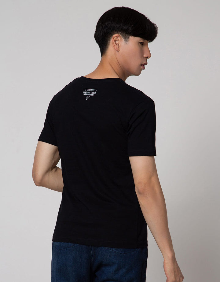 Cardinal Jeans T-Shirt Oblong Print Superior