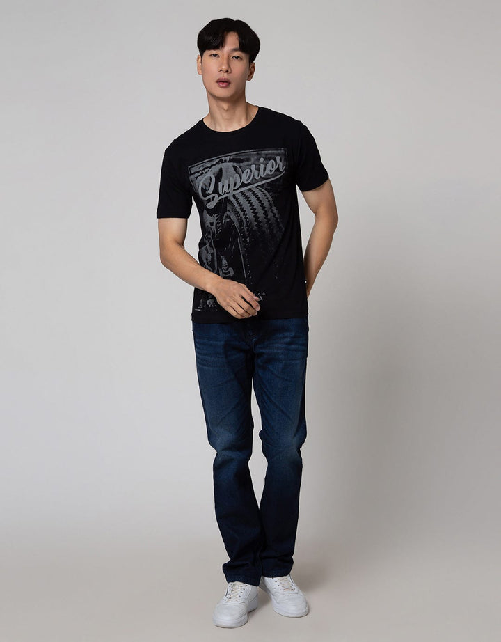 Cardinal Jeans T-Shirt Oblong Print Superior