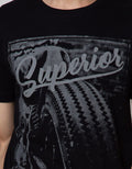 Cardinal Jeans T-Shirt Oblong Print Superior